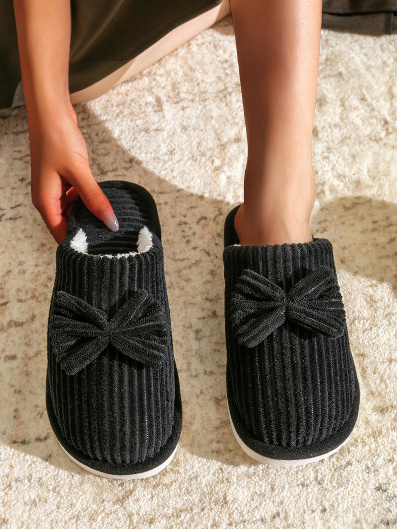 BOW SLIPPERS