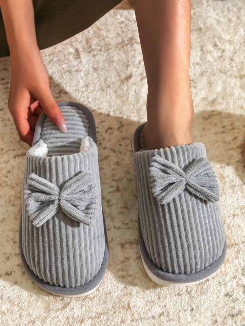 BOW SLIPPERS